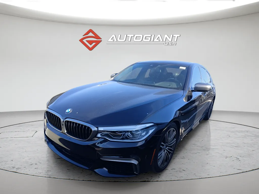 Black 2018 BMW 5 Series M550i xDrive for sale in Indianapolis, IN