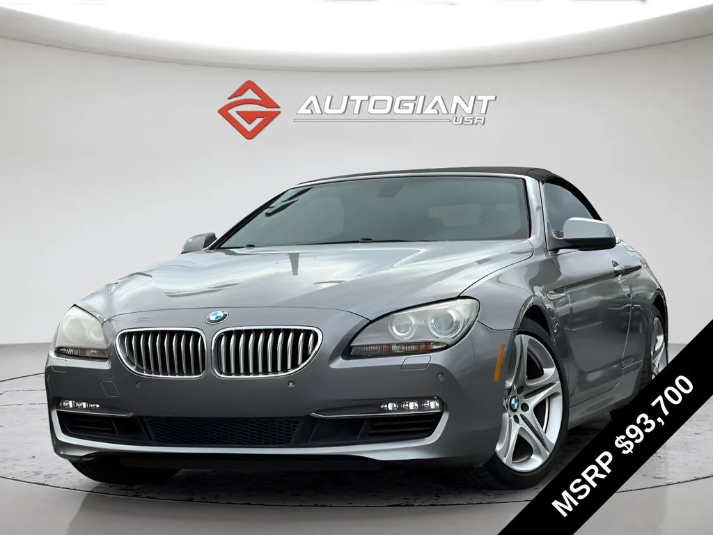 Gray 2013 BMW 6 Series 650i for sale in Indianapolis, IN