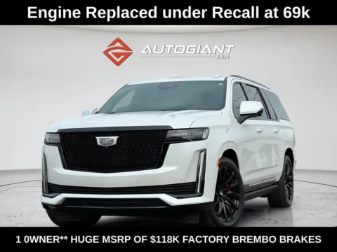 White 2022 Cadillac Escalade ESV Sport Platinum for sale in Indianapolis, IN