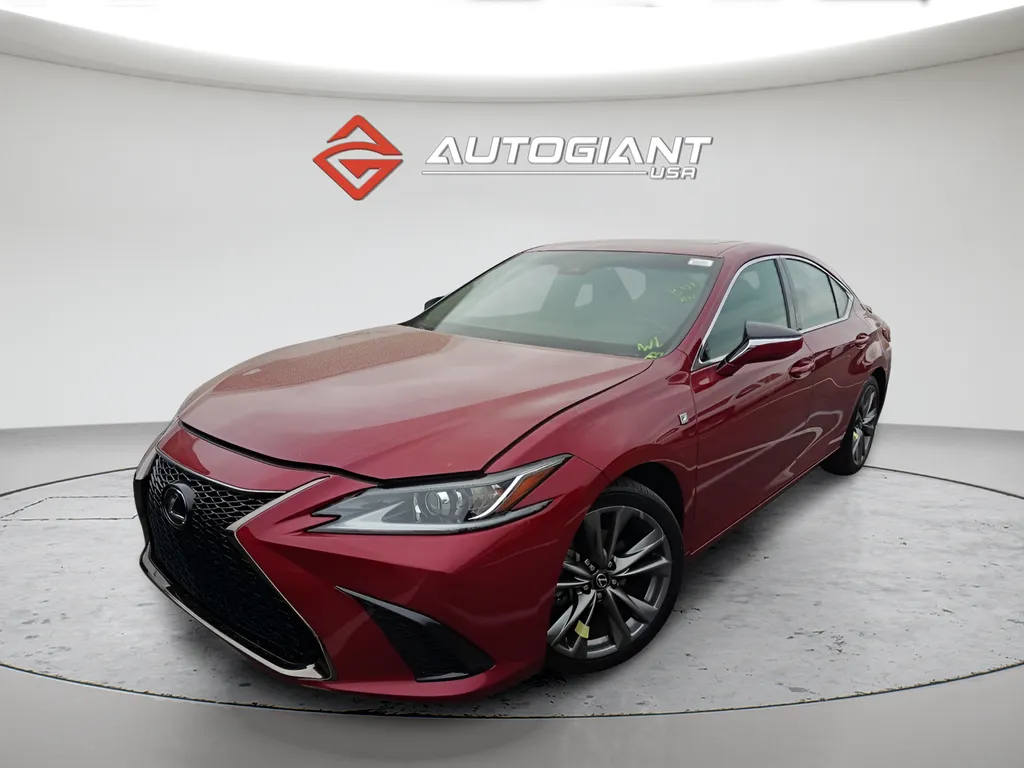 Red 2020 Lexus ES 350 F Sport for sale in Indianapolis, IN