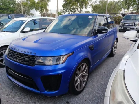 Blue 2019 Land Rover Range Rover Sport SVR for sale in Indianapolis, IN