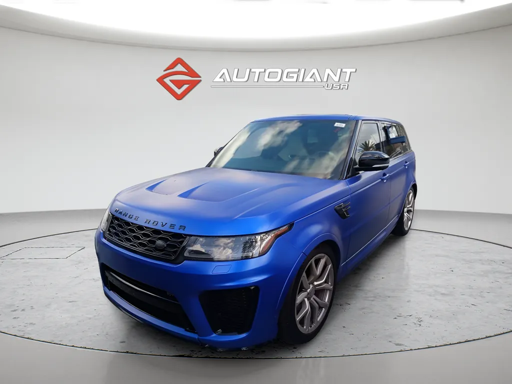 Blue 2019 Land Rover Range Rover Sport SVR for sale in Indianapolis, IN