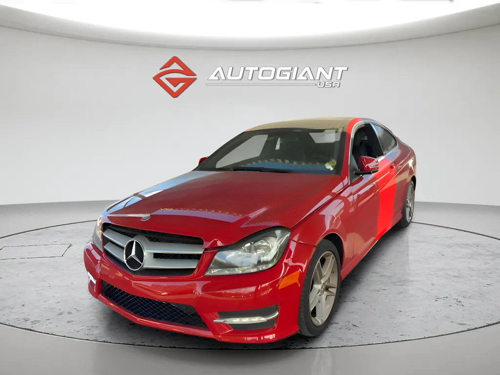 Red 2013 Mercedes-Benz C-Class C 350 for sale in Indianapolis, IN