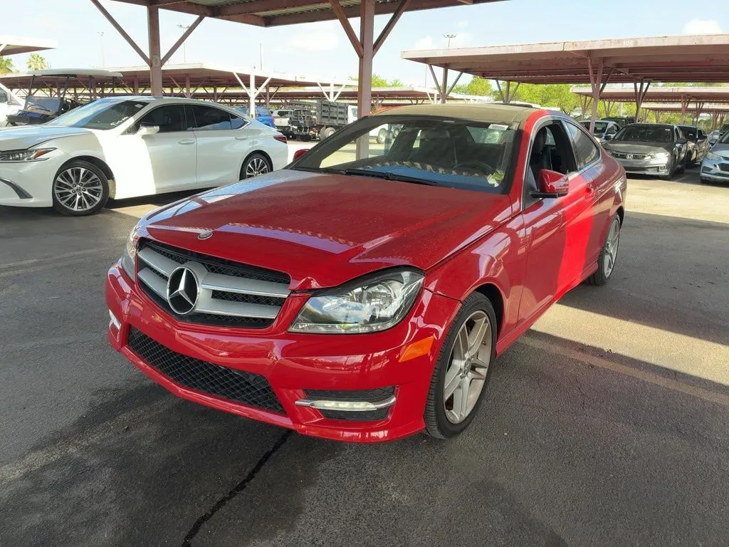 Red 2013 Mercedes-Benz C-Class C 350 for sale in Indianapolis, IN