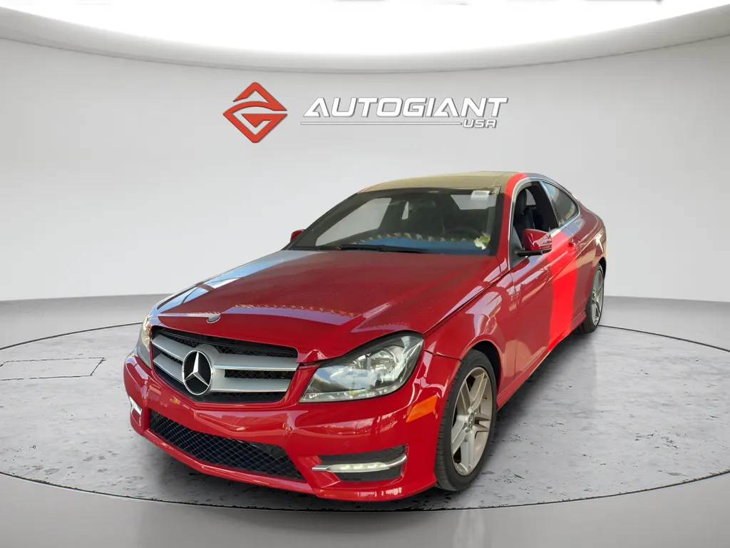 Red 2013 Mercedes-Benz C-Class C 350 for sale in Indianapolis, IN
