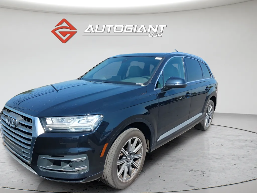 Blue 2017 Audi Q7 3.0T Premium Plus for sale in Indianapolis, IN