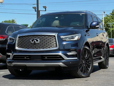 Blue 2020 INFINITI QX80 Limited for sale in Indianapolis, IN