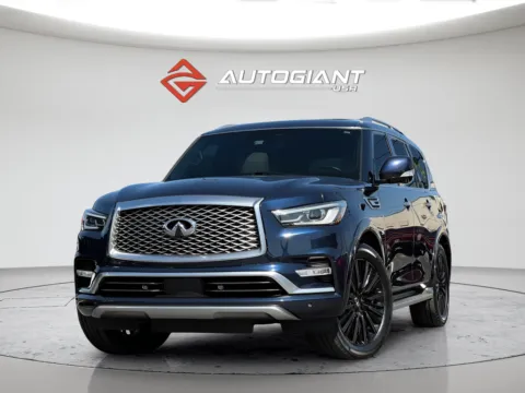 Blue 2020 INFINITI QX80 Limited for sale in Indianapolis, IN