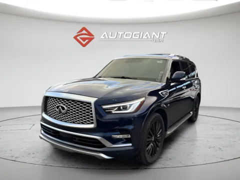 Blue 2020 INFINITI QX80 Limited for sale in Indianapolis, IN
