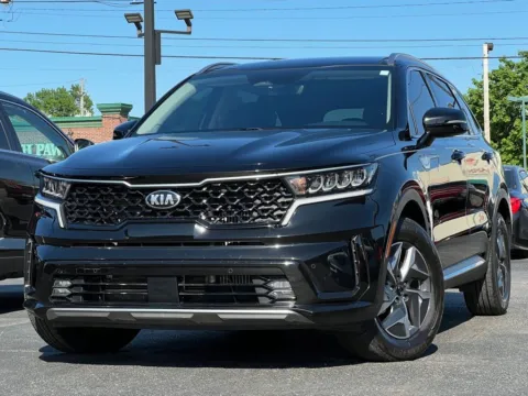 Black 2021 Kia Sorento Hybrid EX for sale in Indianapolis, IN