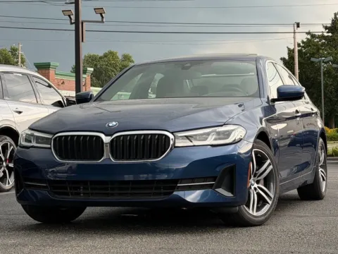 Blue 2021 BMW 5 Series 530i for sale in Indianapolis, IN