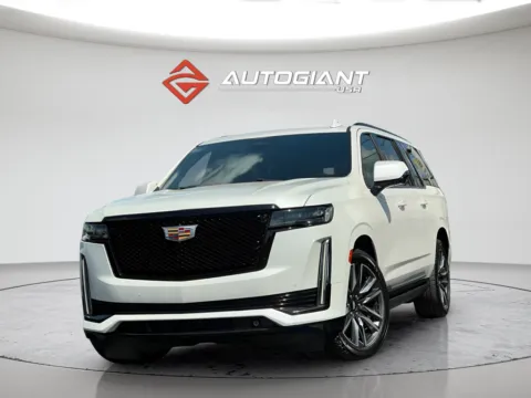 White 2021 Cadillac Escalade ESV Sport Platinum for sale in Indianapolis, IN