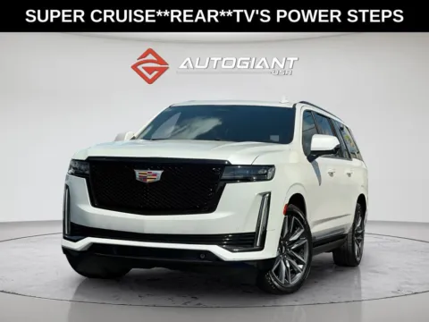 White 2021 Cadillac Escalade ESV Sport Platinum for sale in Indianapolis, IN