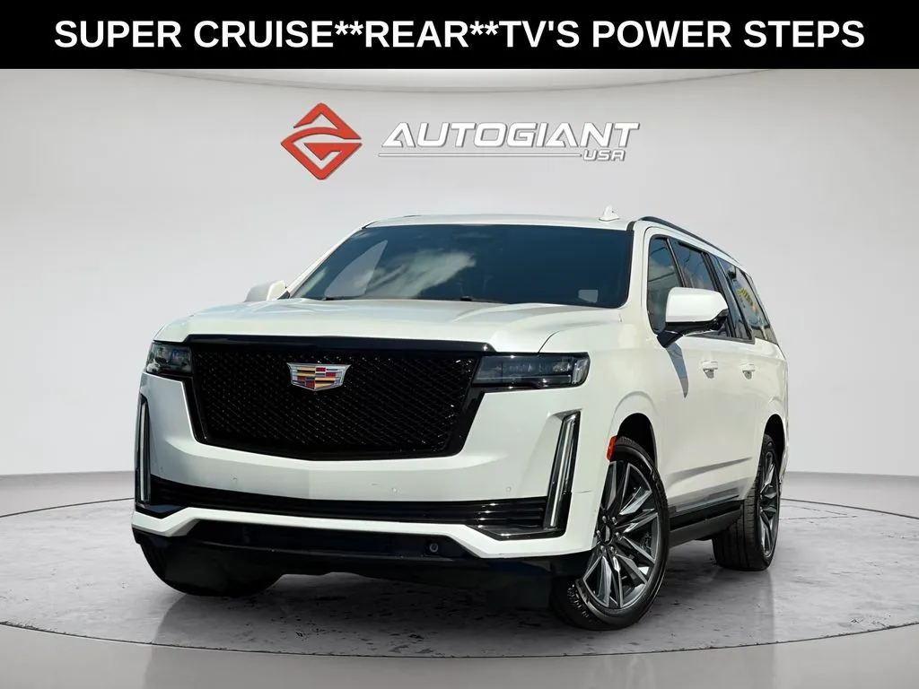 White 2021 Cadillac Escalade ESV Sport Platinum for sale in Indianapolis, IN