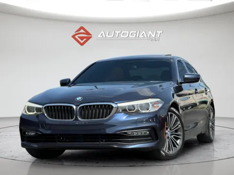 Blue 2017 BMW 5 Series 530i for sale in Indianapolis, IN