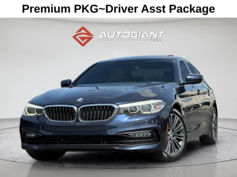 Blue 2017 BMW 5 Series 530i for sale in Indianapolis, IN
