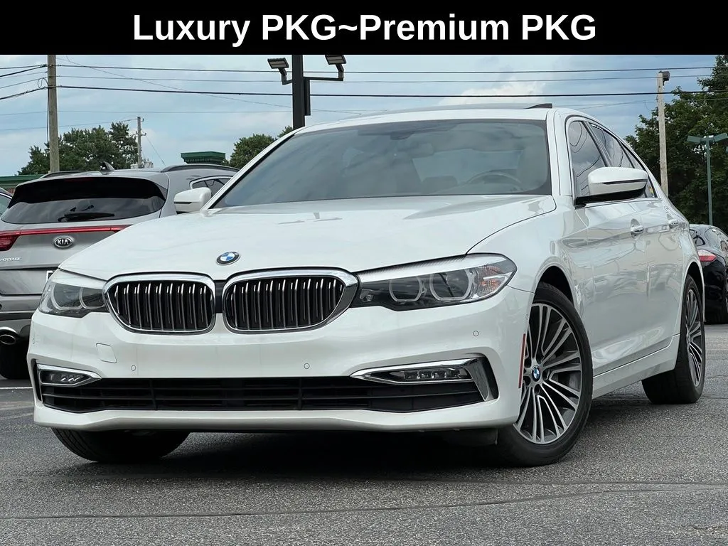 White 2017 BMW 5 Series 530i for sale in Indianapolis, IN