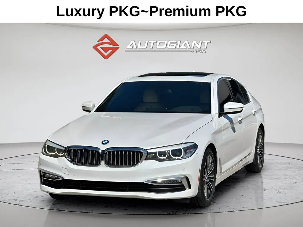 White 2017 BMW 5 Series 530i for sale in Indianapolis, IN