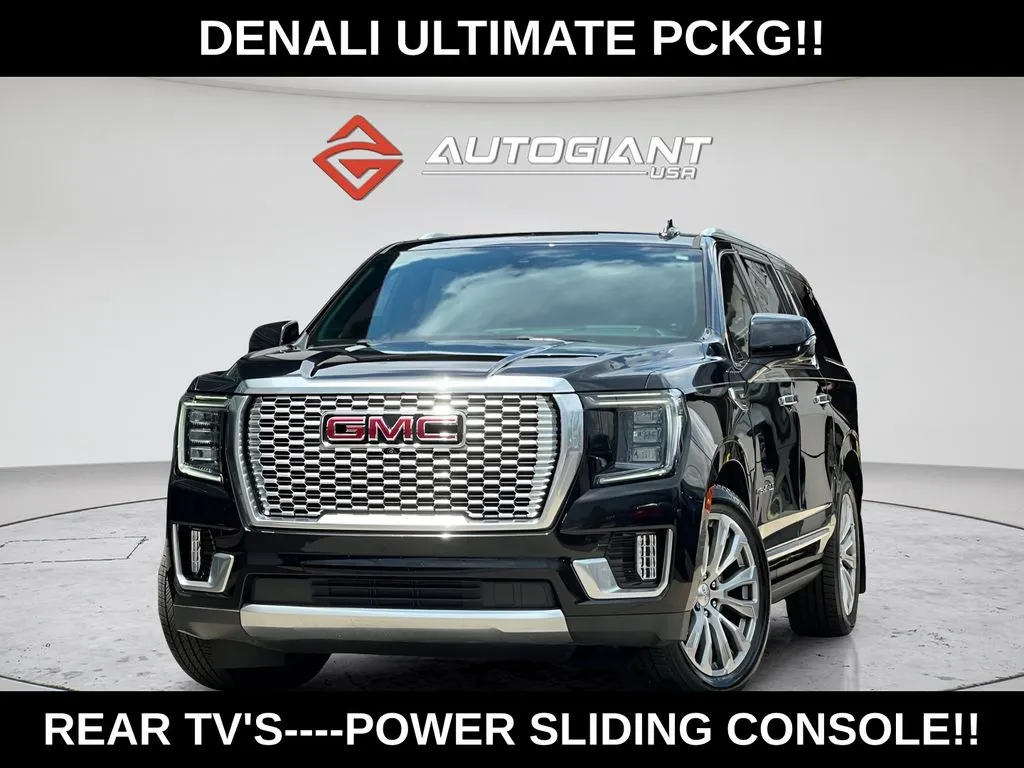 Black 2021 GMC Yukon XL Denali for sale in Indianapolis, IN