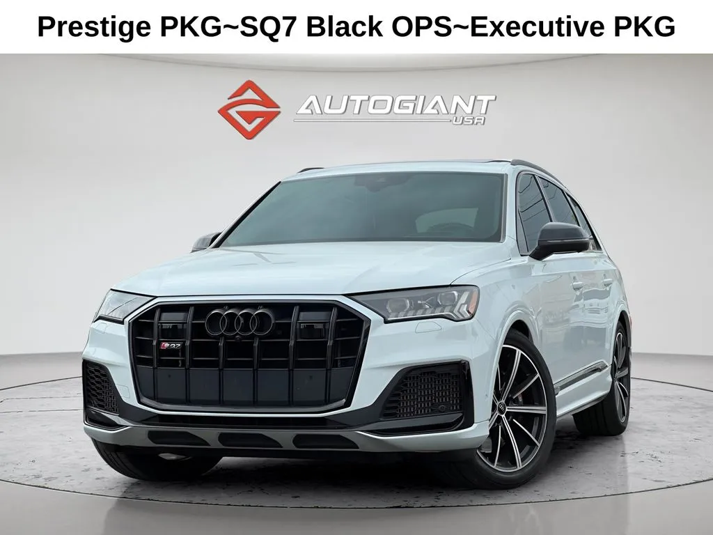 White 2021 Audi SQ7 Prestige for sale in Indianapolis, IN