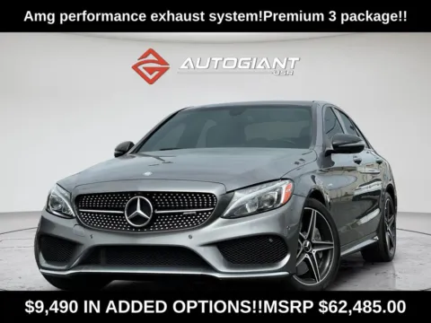 Gray 2017 Mercedes-Benz C-Class C 43 AMG for sale in Indianapolis, IN