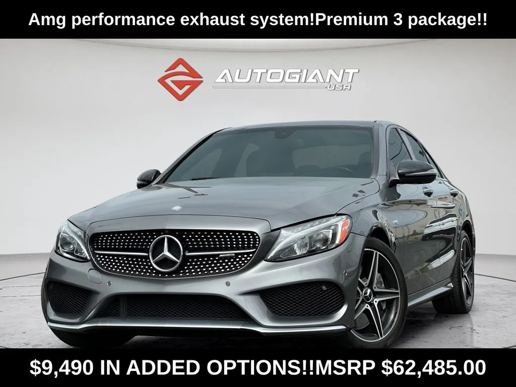 Gray 2017 Mercedes-Benz C-Class C 43 AMG for sale in Indianapolis, IN
