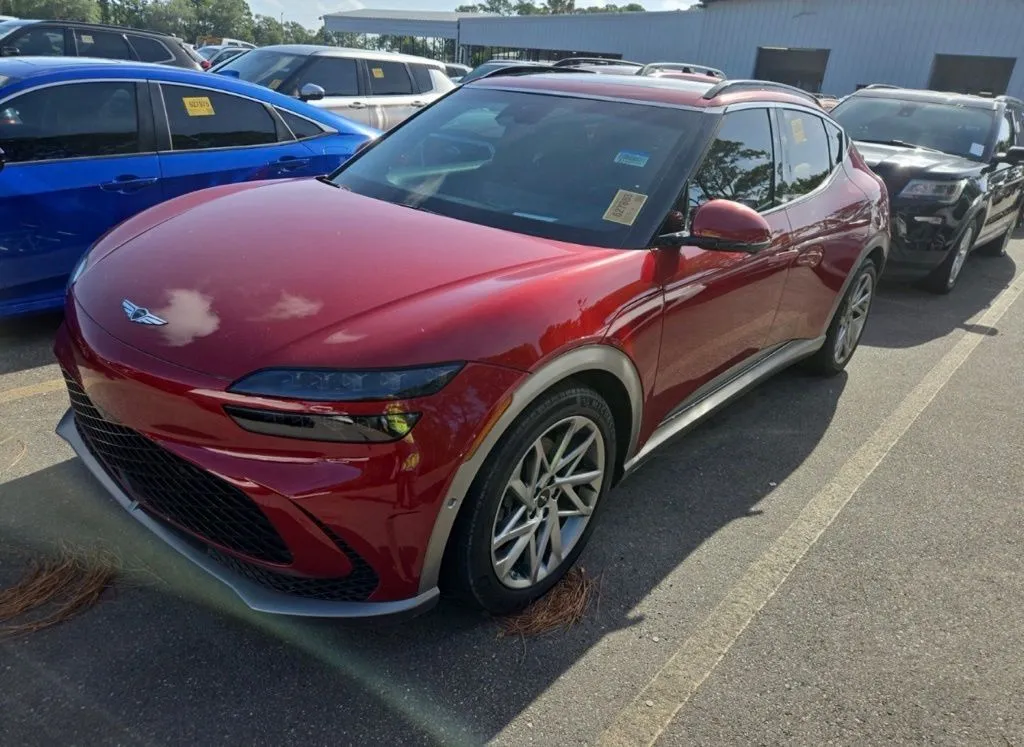 Red 2023 Genesis GV60 Advanced for sale in Indianapolis, IN