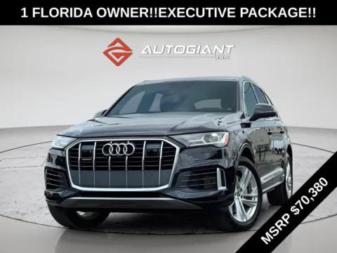 Black 2021 Audi Q7 55 Premium Plus for sale in Indianapolis, IN