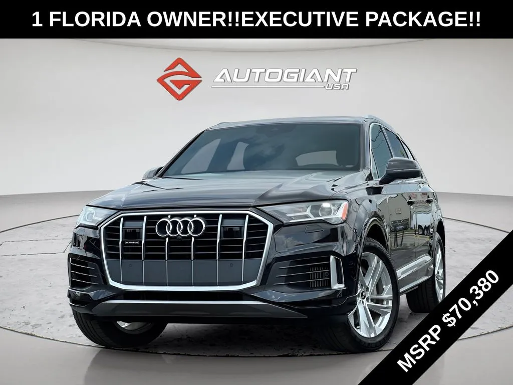 Black 2021 Audi Q7 55 Premium Plus for sale in Indianapolis, IN