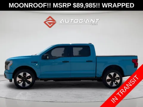 Another view of 2025 Ford F-150 Lightning Platinum for sale in Indianapolis, IN at AutoGiant USA Indianapolis
