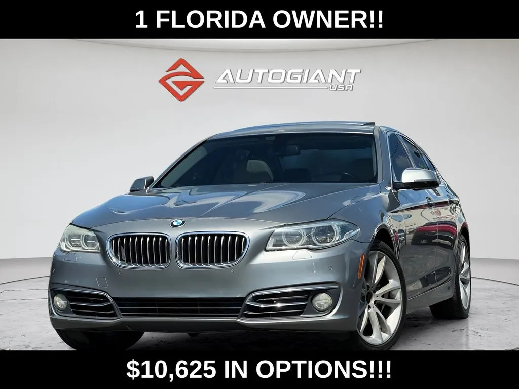 Gray 2014 BMW 5 Series 535i for sale in Indianapolis, IN