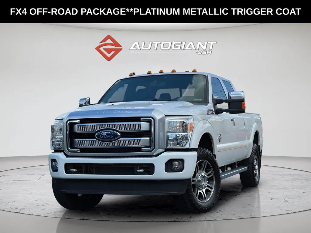 White 2013 Ford F-350SD Platinum for sale in Indianapolis, IN