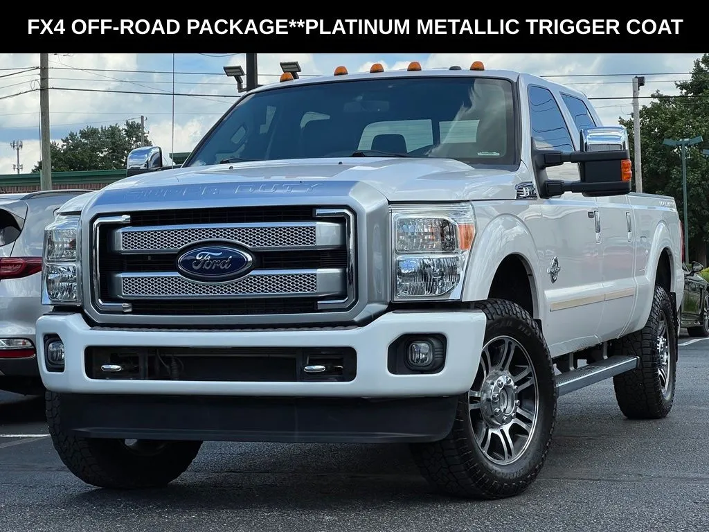 White 2013 Ford F-350SD Platinum for sale in Indianapolis, IN