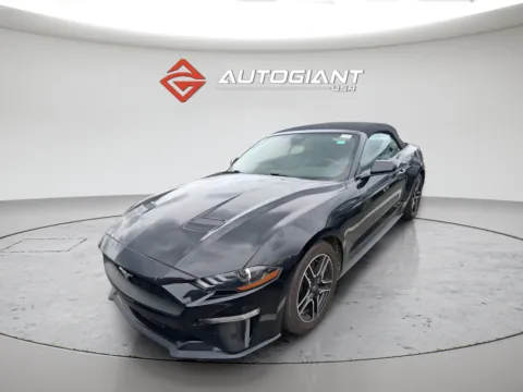 Black 2022 Ford Mustang EcoBoost Premium for sale in Indianapolis, IN