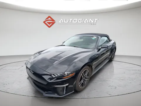 Black 2022 Ford Mustang EcoBoost Premium for sale in Indianapolis, IN