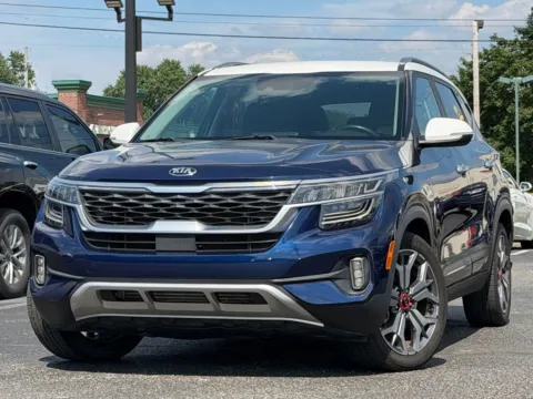 Blue 2021 Kia Seltos SX for sale in Indianapolis, IN
