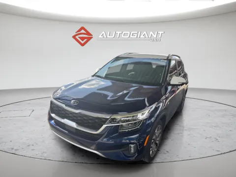 Blue 2021 Kia Seltos SX for sale in Indianapolis, IN
