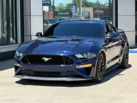 Blue 2020 Ford Mustang GT Premium for sale in Indianapolis, IN