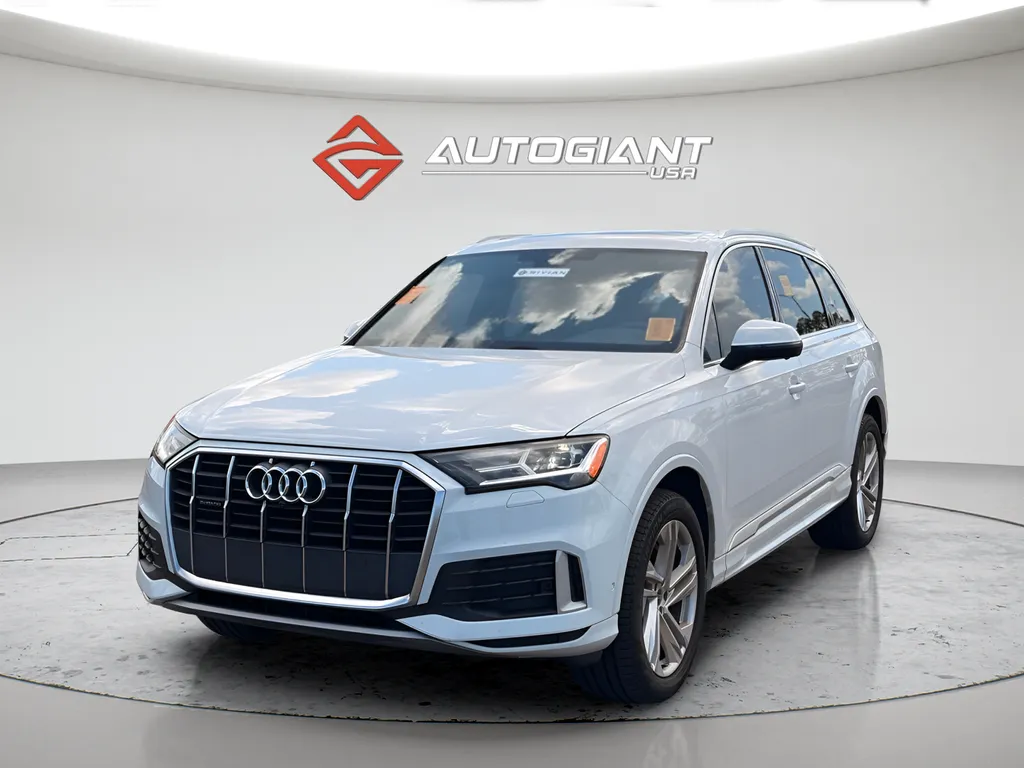White 2021 Audi Q7 45 Premium for sale in Indianapolis, IN