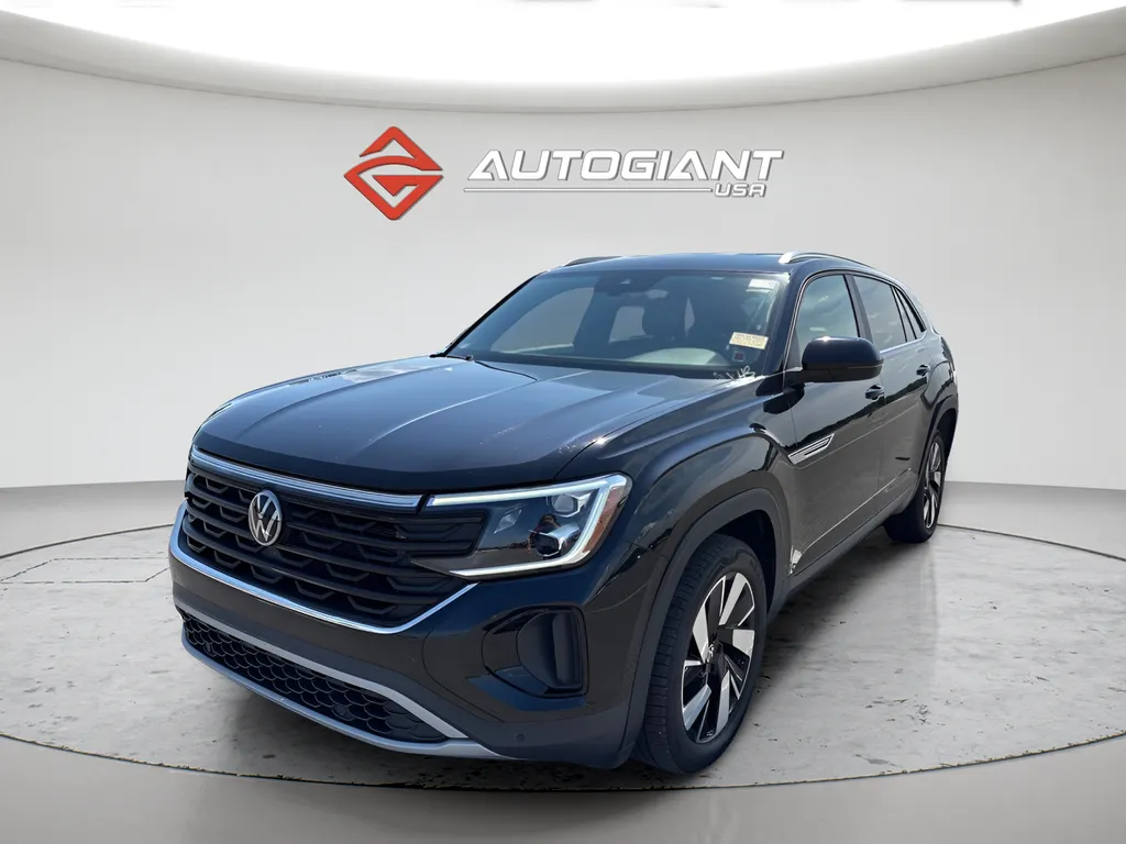 Black 2024 Volkswagen Atlas Cross Sport 2.0T SE w/Technology for sale in Indianapolis, IN