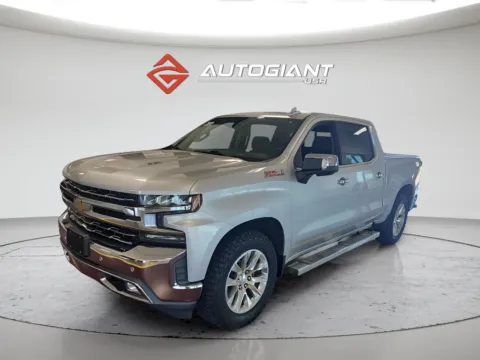 Silver 2019 Chevrolet Silverado 1500 LTZ for sale in Indianapolis, IN