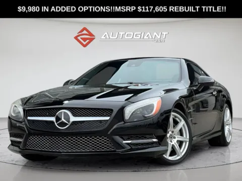 Black 2014 Mercedes-Benz SL-Class SL 550 for sale in Indianapolis, IN