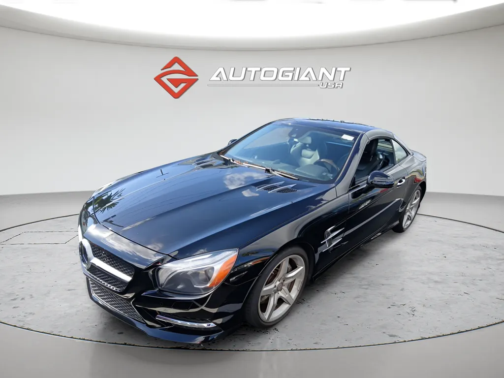 Black 2014 Mercedes-Benz SL-Class SL 550 for sale in Indianapolis, IN