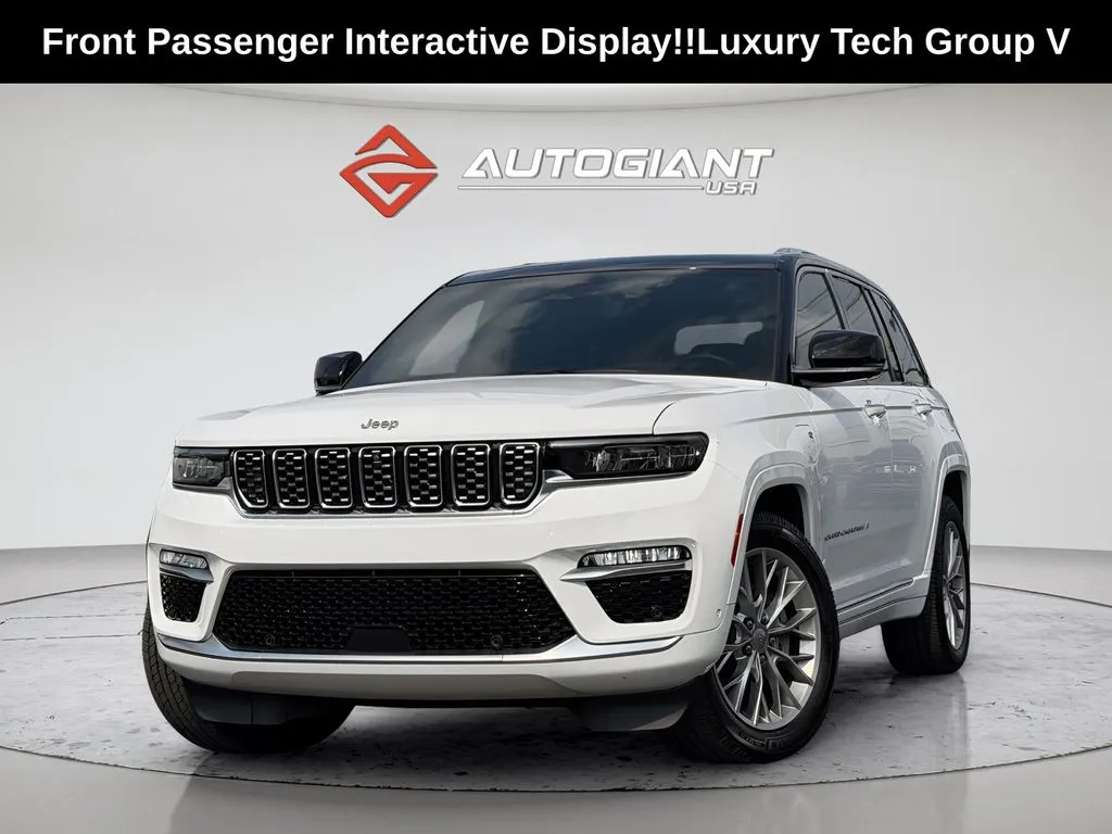 White 2022 Jeep Grand Cherokee Summit 4xe for sale in Indianapolis, IN
