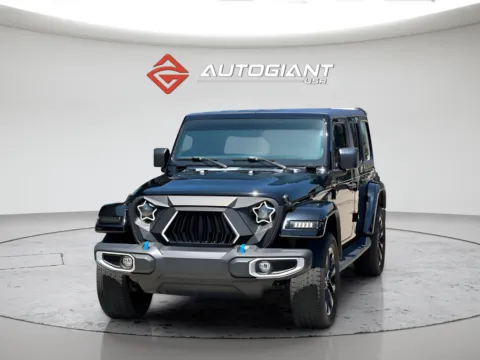 Black 2023 Jeep Wrangler Sahara 4xe for sale in Indianapolis, IN