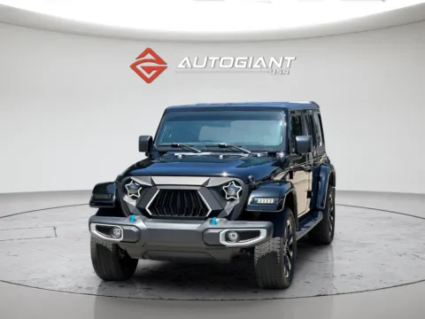 Black 2023 Jeep Wrangler Sahara 4xe for sale in Indianapolis, IN