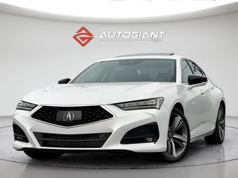 White 2021 Acura TLX Advance for sale in Indianapolis, IN