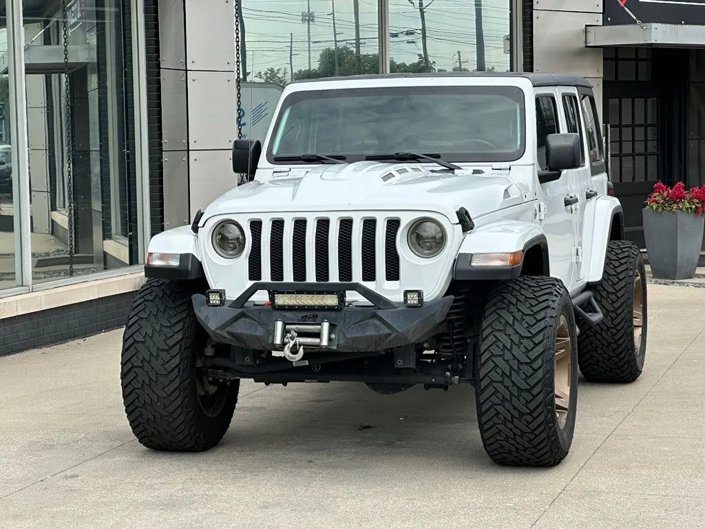 White 2020 Jeep Wrangler Unlimited Sport S for sale in Indianapolis, IN