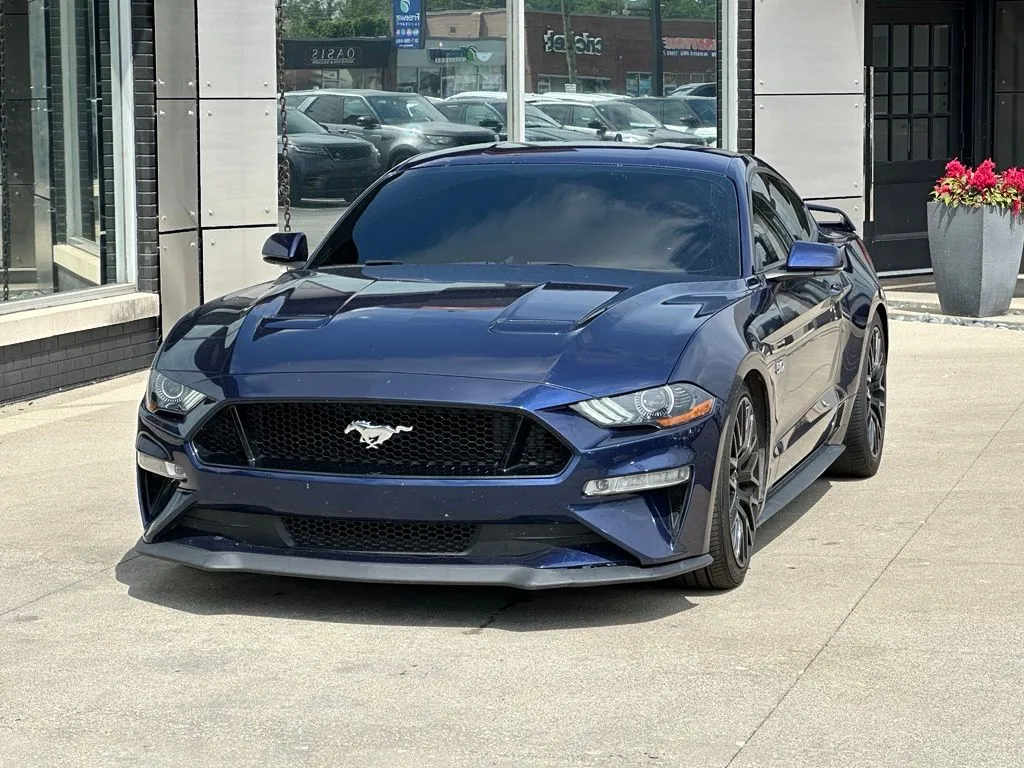 Blue 2020 Ford Mustang GT Premium for sale in Indianapolis, IN