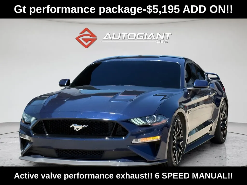 Blue 2020 Ford Mustang GT Premium for sale in Indianapolis, IN